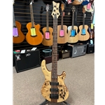ESSELBRL Dean ES SEL BRL 5 String Electric Bass, burled poplar