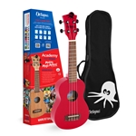 WUK205-CAR Octupus Ukeuele Soprano Red