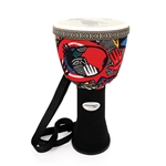 Panyard WPP6631 Slap Djembe Pretuned - Carnival Graphics - 8"