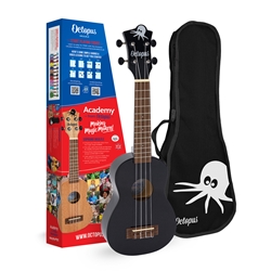 WUK205-BK Octupus Ukeulele Soprano Black