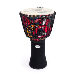 Panyard WPP6651 Slap Djembe Rope Tuned - Carnival Graphics - 8"
