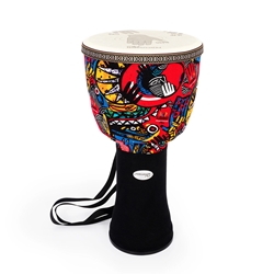 Panyard WPP6633 Slap Djembe Pretuned - Carnival Graphics - 12"